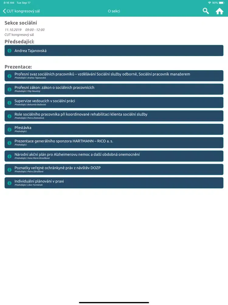 APSS 2019 iPad  سکرین شاٹس