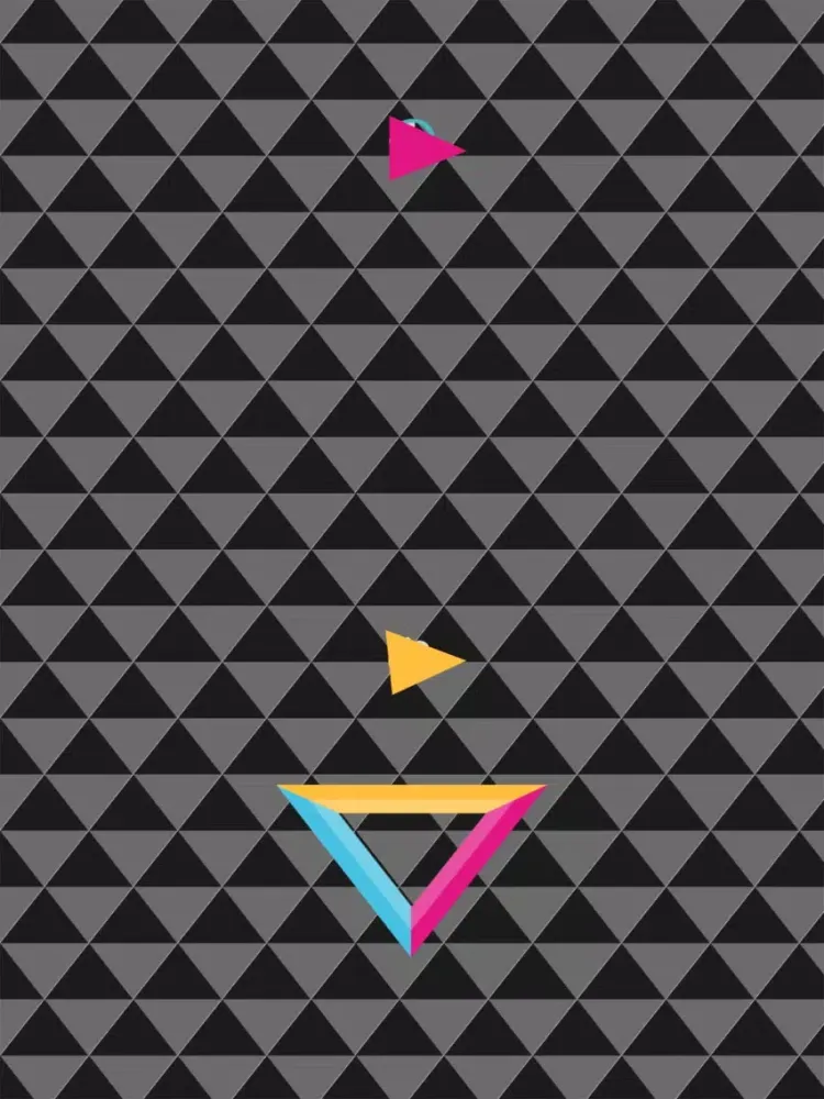 Tangkapan layar Trianglez iPad 