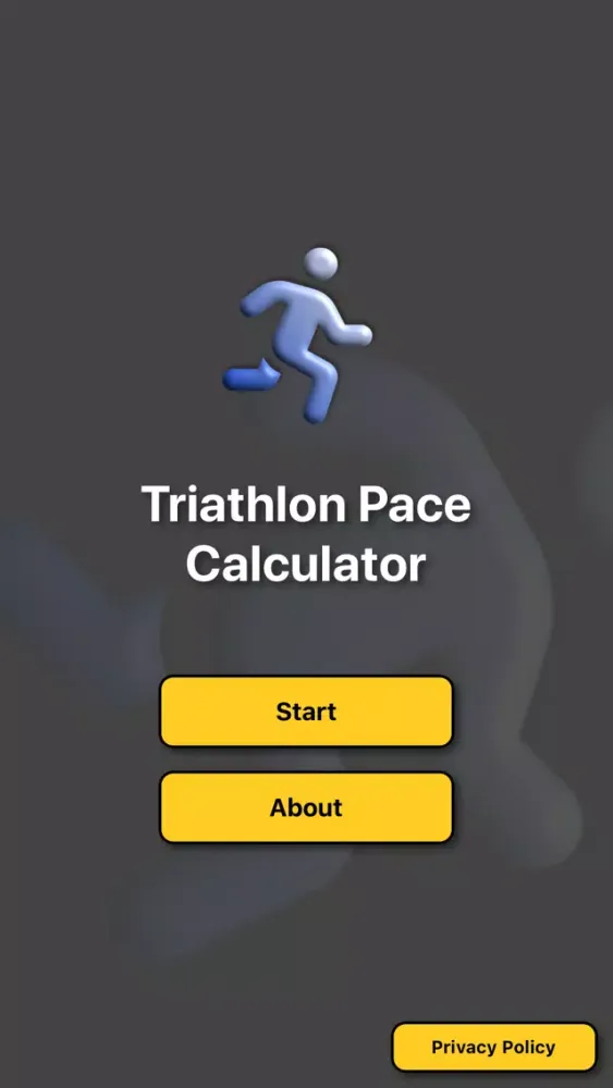 Capturas de tela do Triathlon Pace Calculator
