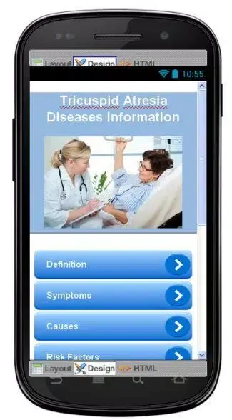Capturas de tela do Tricuspid Atresia Information
