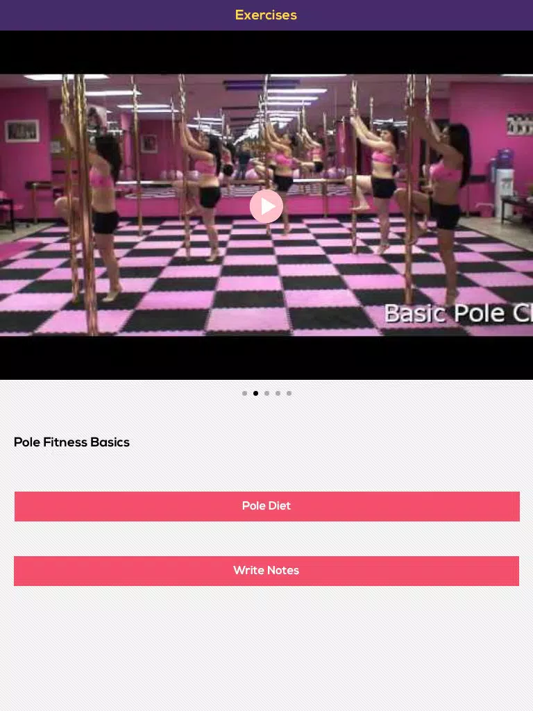 Pole Dance Fitness - Full Body Workouts & Exercises iPad  Screenshots