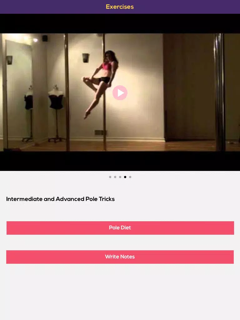 Pole Dance Fitness - Full Body Workouts & Exercises iPad  Screenshots