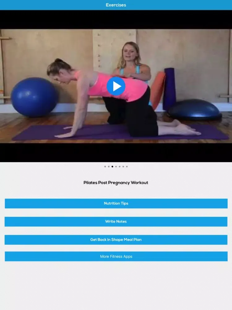 Post-Pregnancy Workouts - Diet & Exercise for Mom iPad  Ekran Görüntüleri