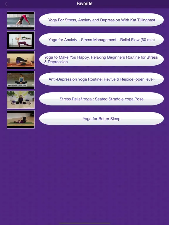 Capturas de tela do Yoga Poses for Stress Relief iPad 