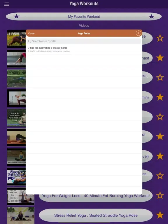 Capturas de tela do Yoga Poses for Stress Relief iPad 