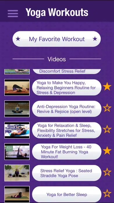 Capturas de tela do Yoga Poses for Stress Relief