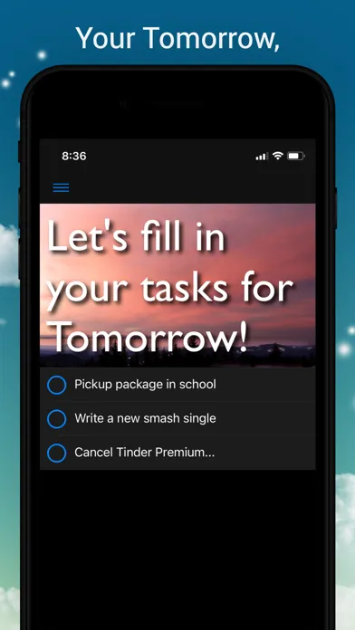 Tomorrow: Optimized To-do List应用截图