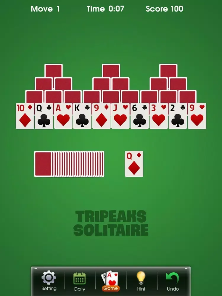تصاویر Tripeaks Solitaire 2020 iPad 