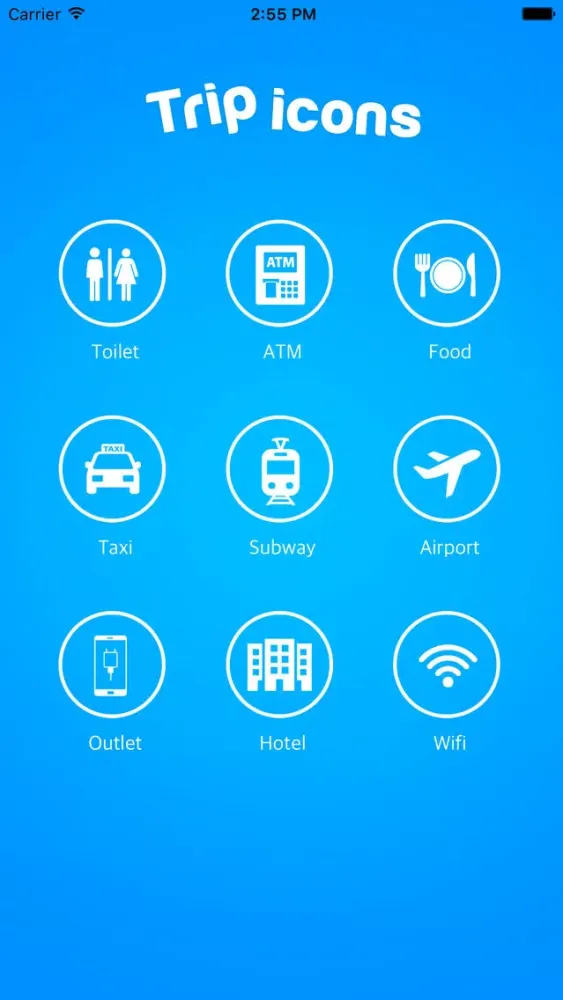 Trip Icons Screenshots