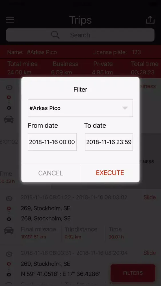 صور MiniFinder TripLog