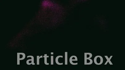 Capturas de tela do Particle Box