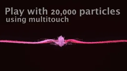 Capturas de tela do Particle Box