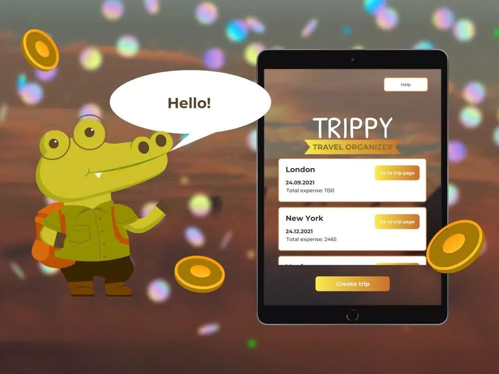 صور Trippy: Travel organiser iPad 