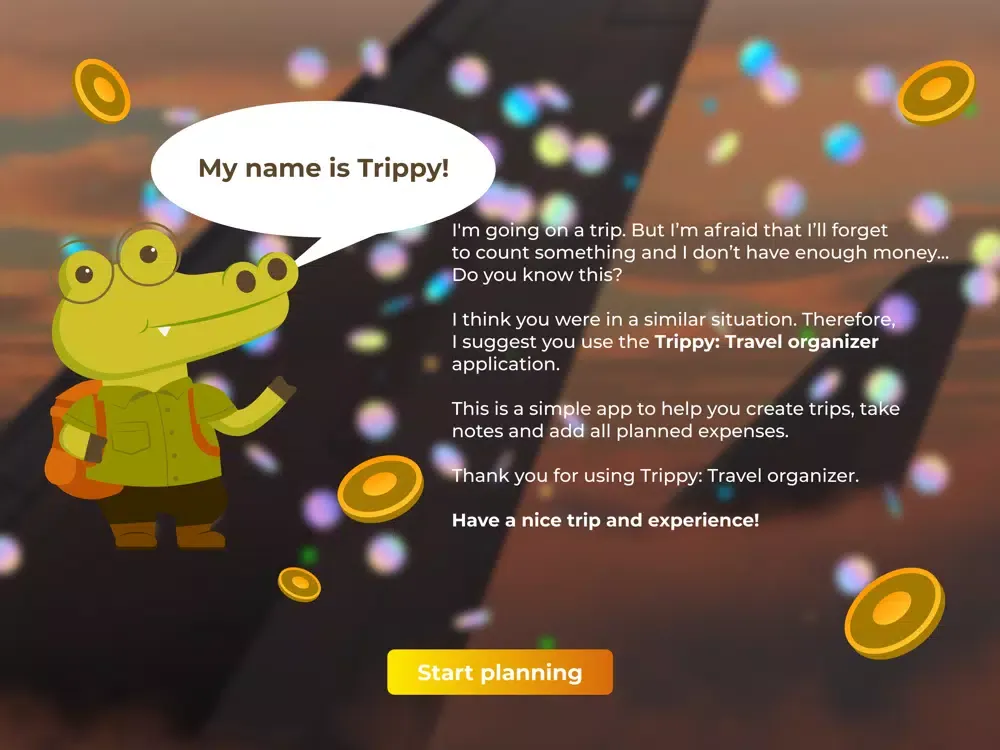 صور Trippy: Travel organiser iPad 