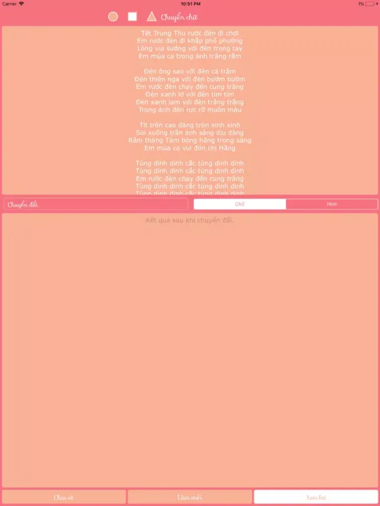 Chuyển chữ iPad  スクリーンショット