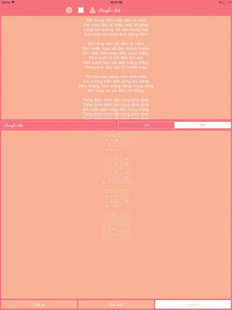 Chuyển chữ iPad  スクリーンショット