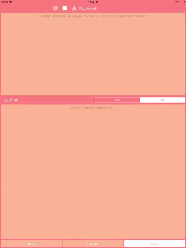 Chuyển chữ iPad  スクリーンショット