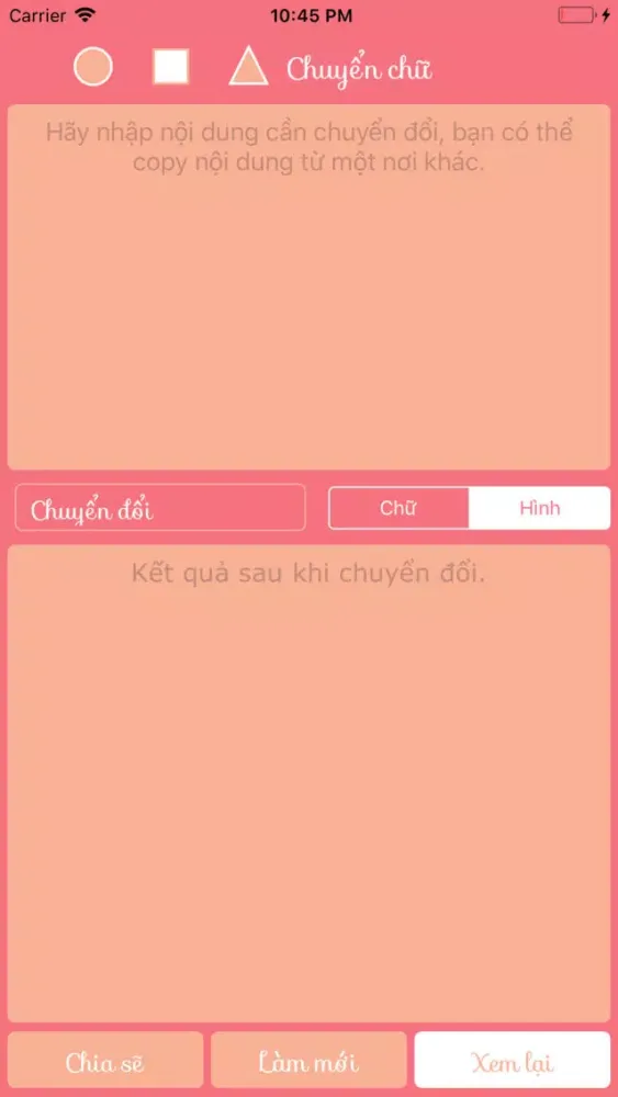 Chuyển chữ スクリーンショット