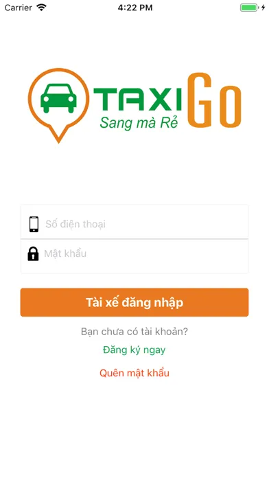 TaxiGo - Lái Xe سکرین شاٹس