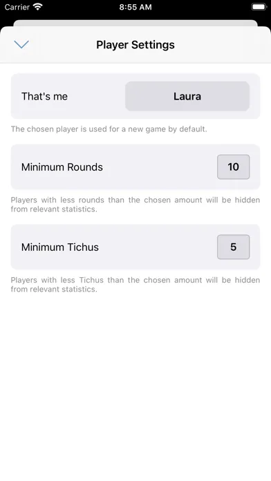 Screenshot di Tichu-Counter