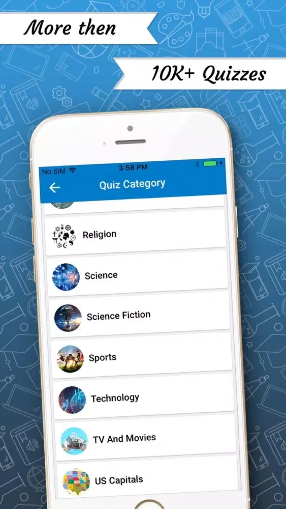 10K+ Trivia Games & Quizzes Screenshots
