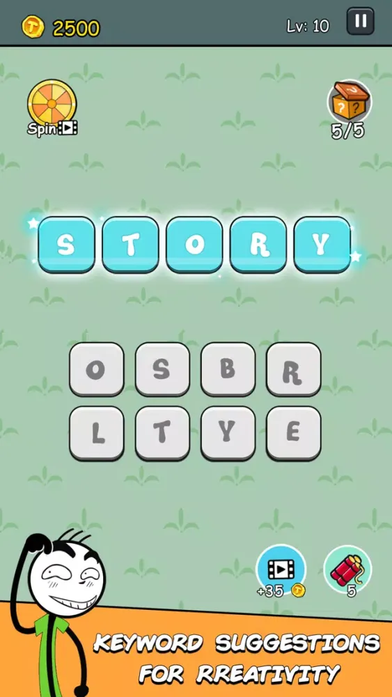 Mr Troll Story - Words Game Screenshots
