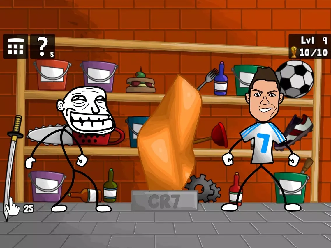 Troll Face Football iPad  スクリーンショット
