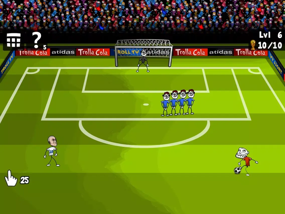 Troll Face Football iPad  スクリーンショット