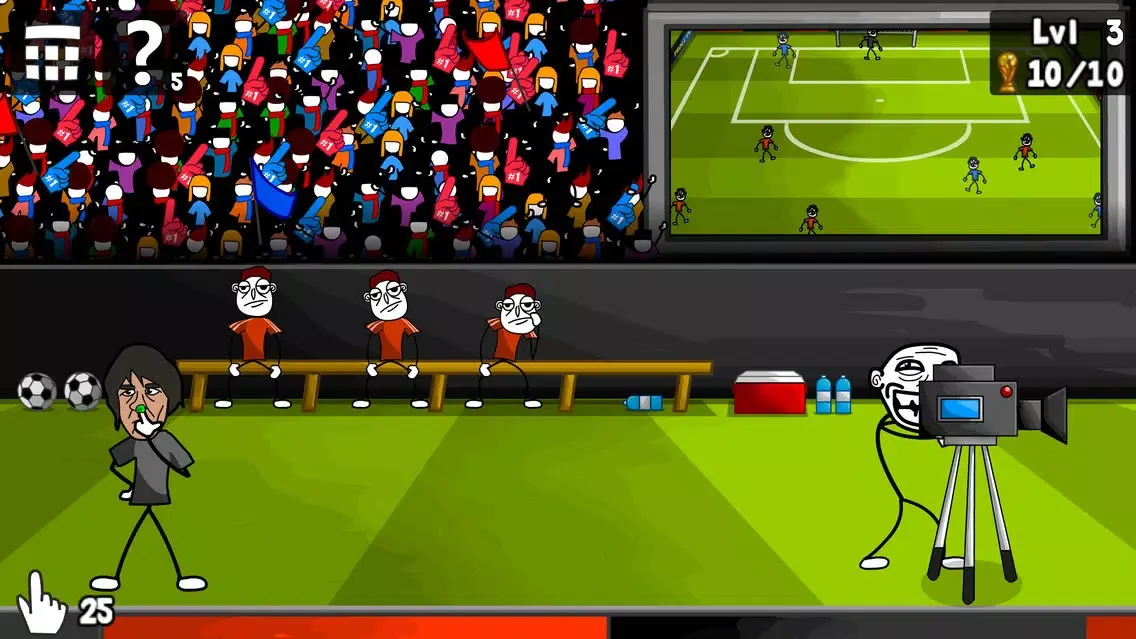 Troll Face Football スクリーンショット