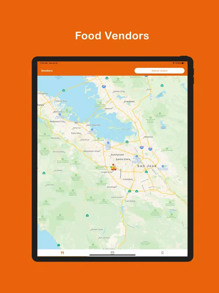 Ảnh chụp màn hình của Mobile Food Vendor iPad 