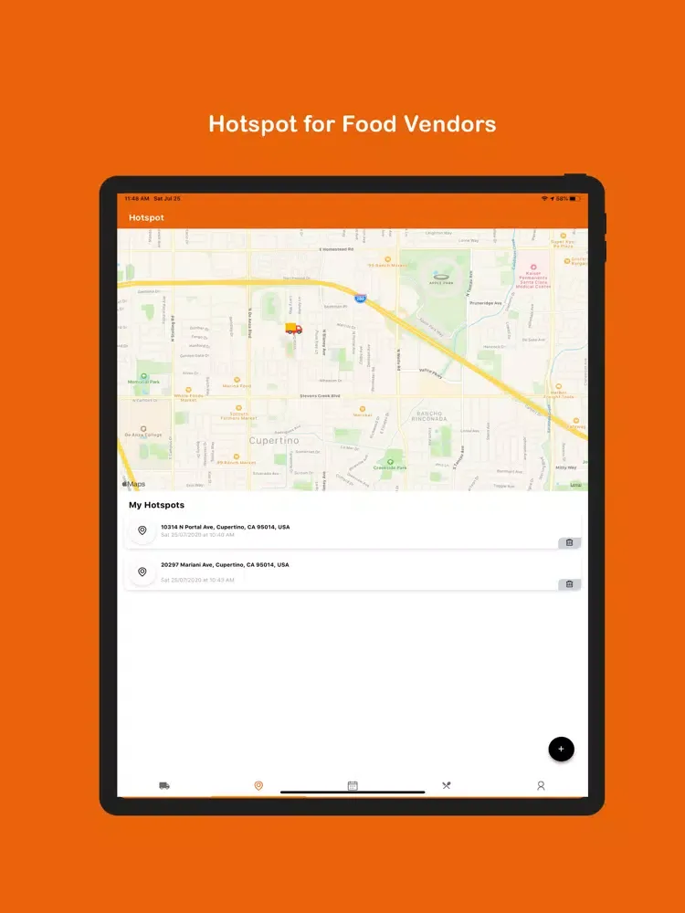 Ảnh chụp màn hình của Mobile Food Vendor iPad 