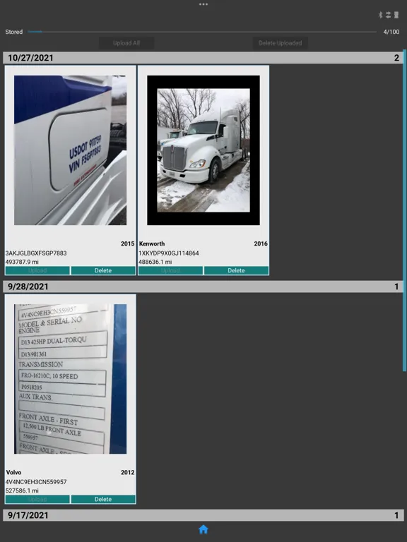 TruckConnect iPad  Ekran Görüntüleri