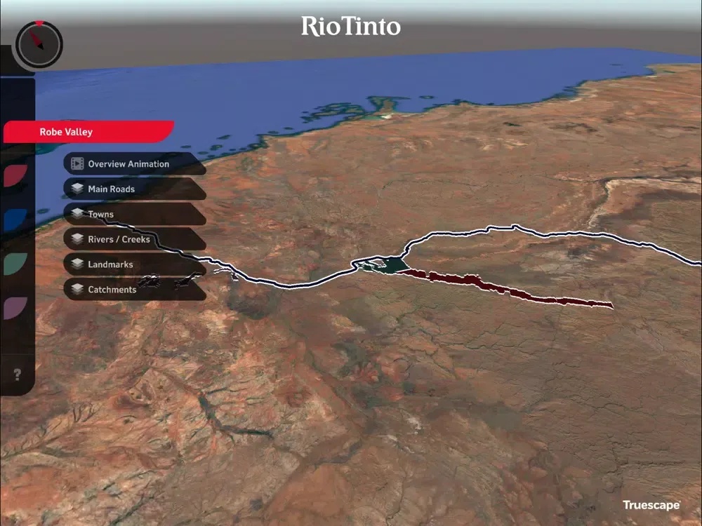Ảnh chụp màn hình của Robe Valley Water Impacts iPad 