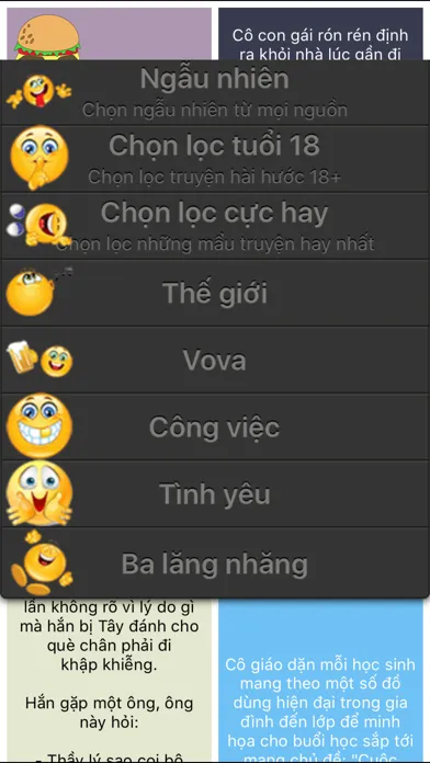 Cười VL - Chuyện cười, Truyện cười vỡ bụng, Hài VL Screenshots