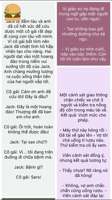 Cười VL - Chuyện cười, Truyện cười vỡ bụng, Hài VL Screenshots