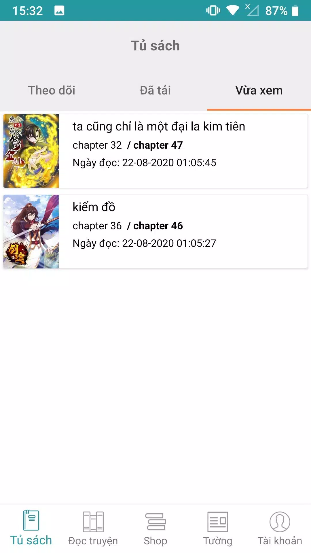 Truyện siêu hay new proภาพหน้าจอของแอป7