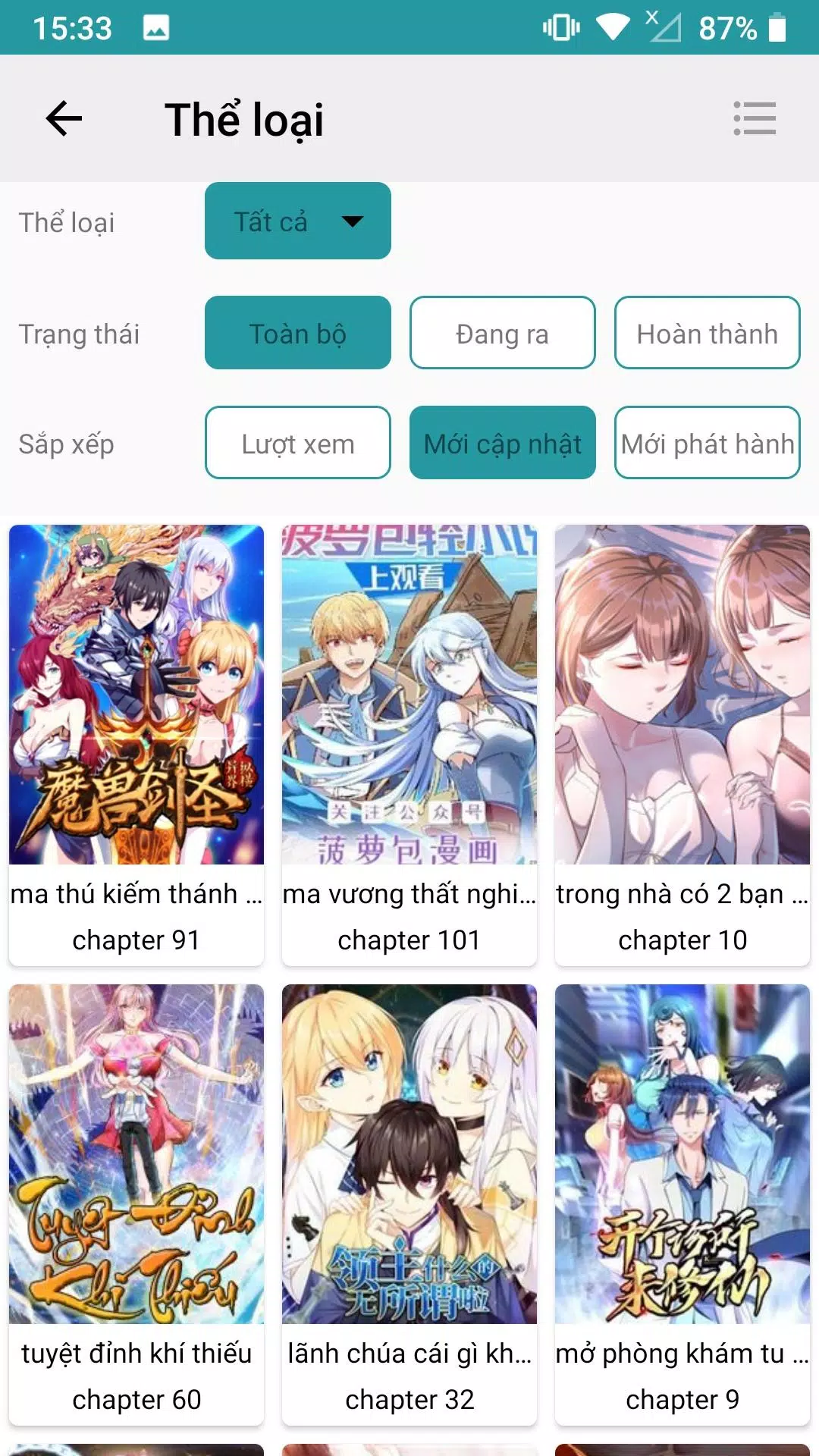Truyện siêu hay new proภาพหน้าจอของแอป8