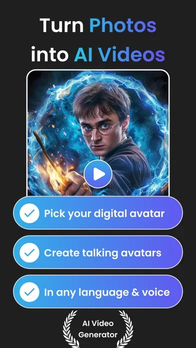 Captures d'écran de VidGen AI: AI Video Generator