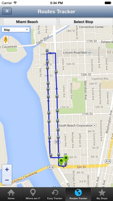 ภาพหน้าจอของ TSO Miami Beach Trolley