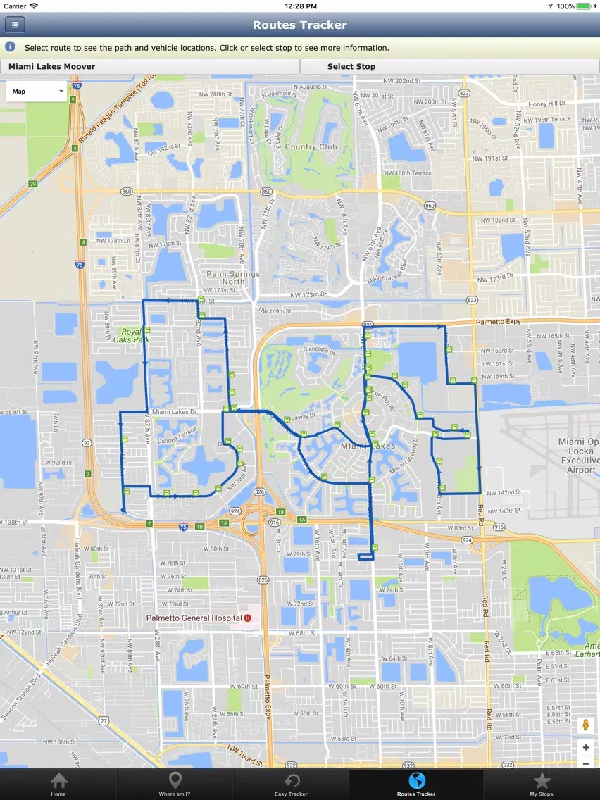 TSO Miami Lakes Trolley iPad  스크린샷