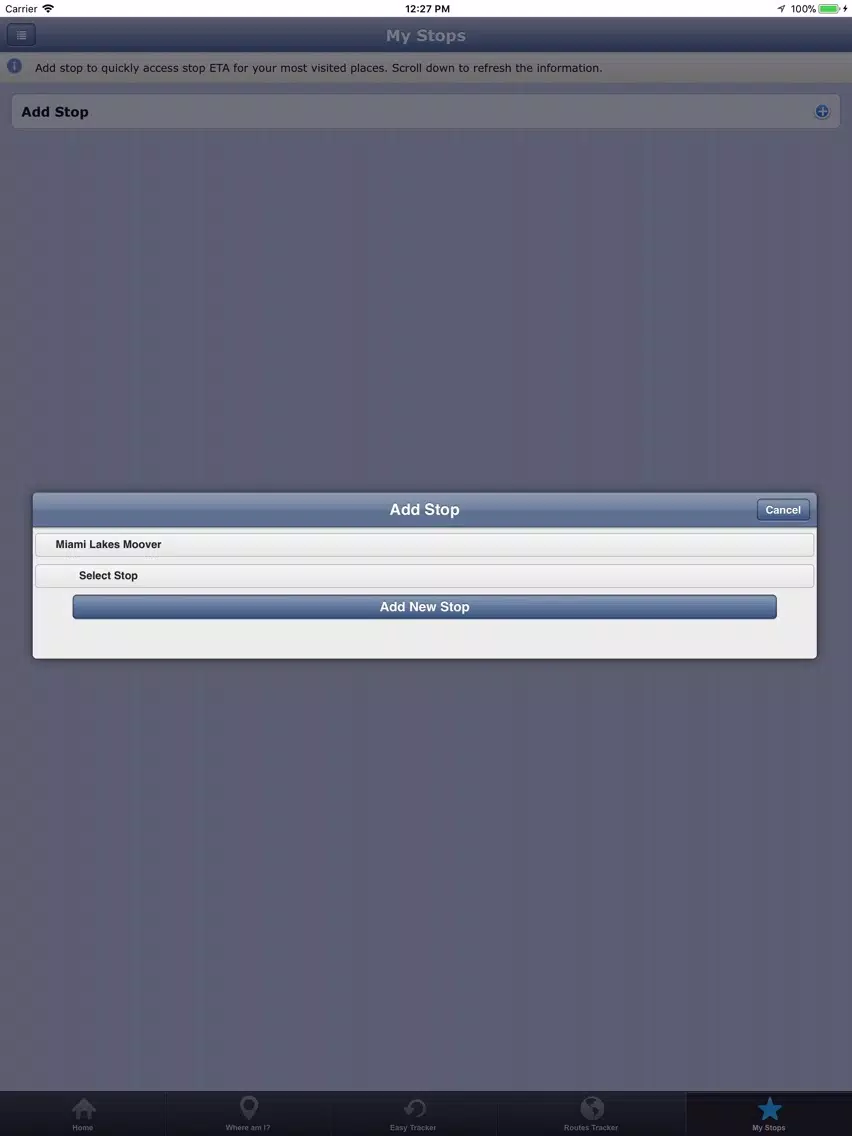 TSO Miami Lakes Trolley iPad  스크린샷