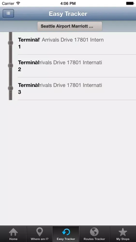 Capturas de pantalla de TSO SA Marriott Shuttle