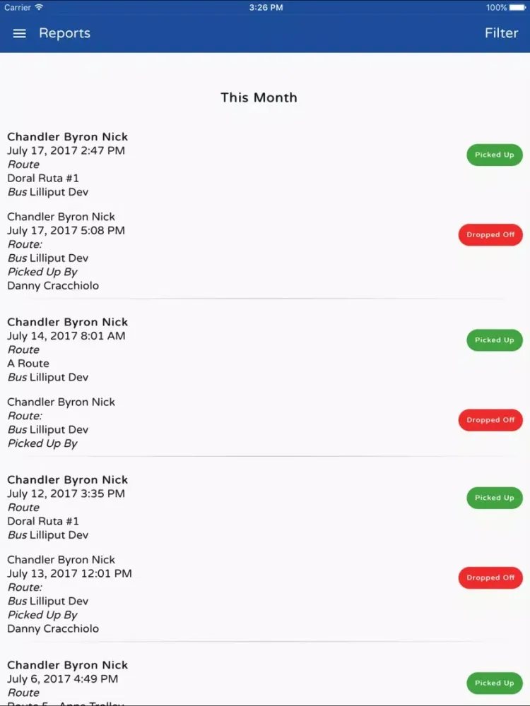Zrzuty ekranu TSO School Parent iPad 