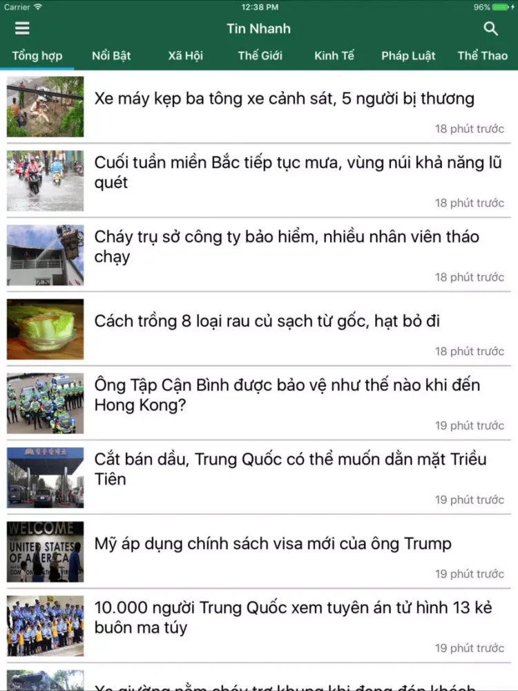 Tangkapan skrin BAO NET - Đọc báo, tin tức mới nhất 24h iPad 