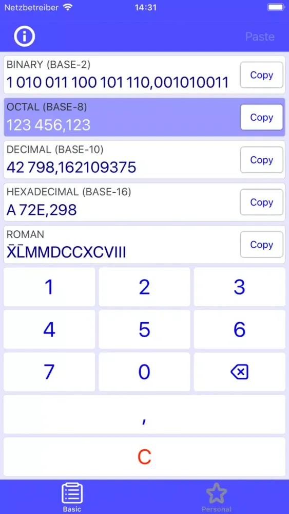 Numeral Systems Converter Screenshots