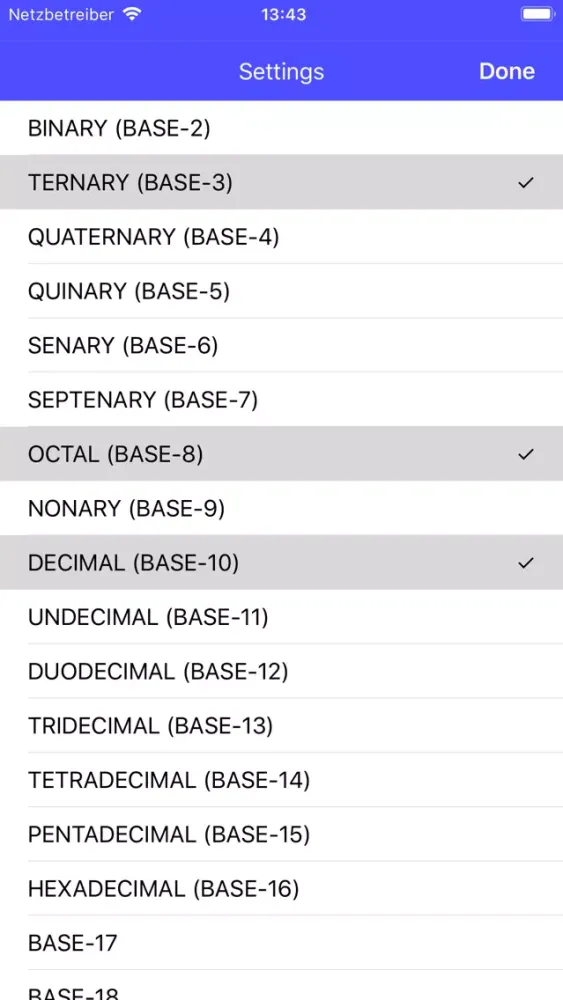 Numeral Systems Converter Screenshots