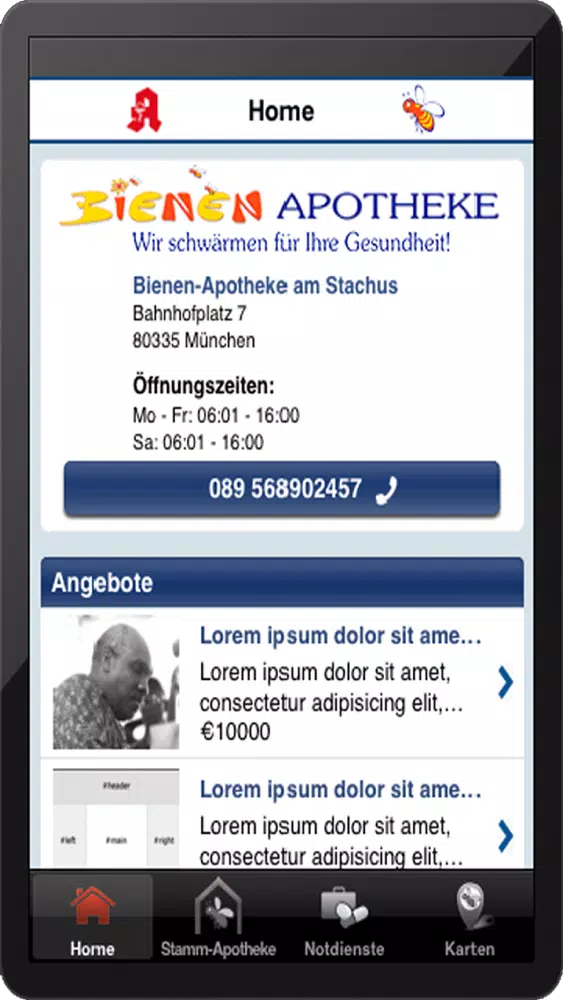 Screenshot di Bienen-Apo