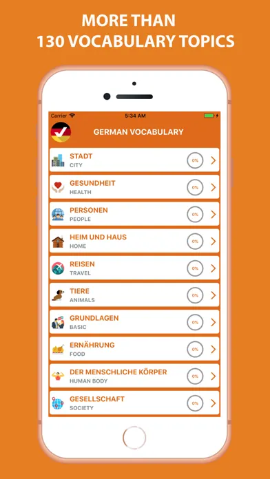 German Vocabulary By Picture 스크린샷