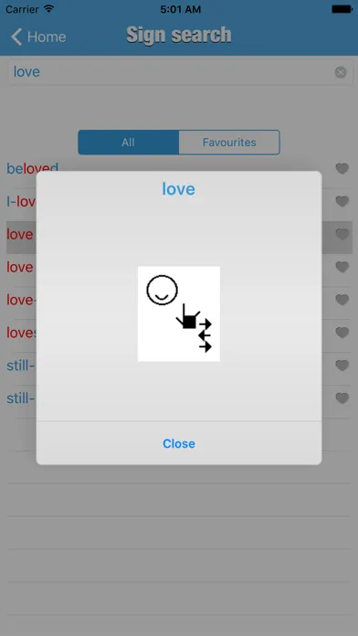 Write Sign Language Dictionary - Offline AmericanSign Language Screenshots