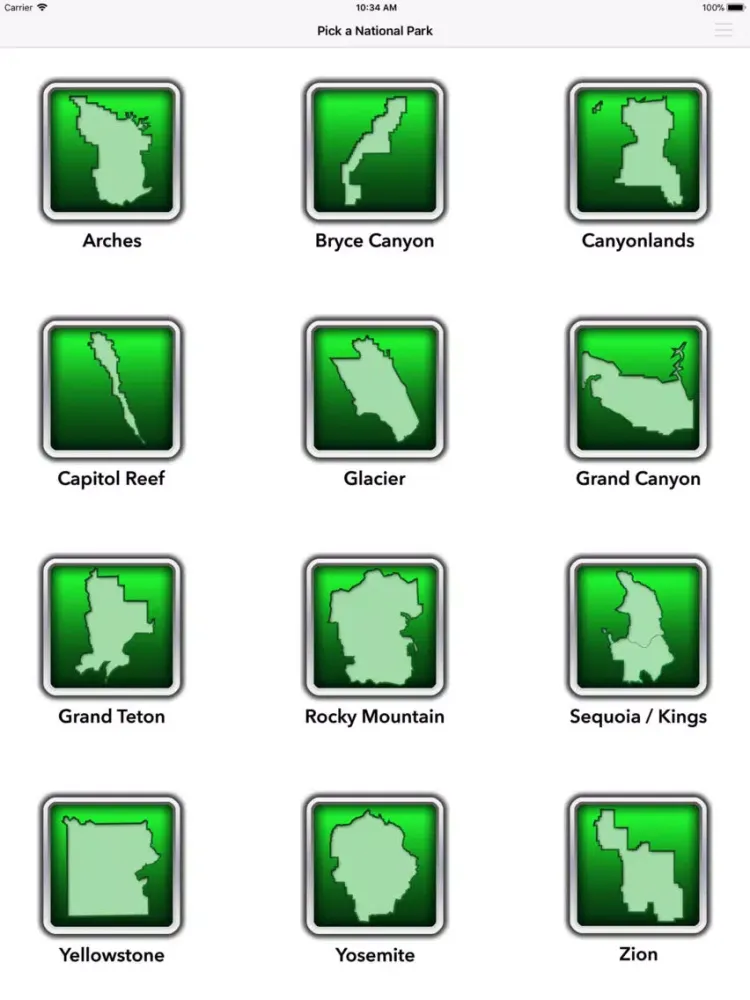 Скриншоты TUA Hikes iPad 